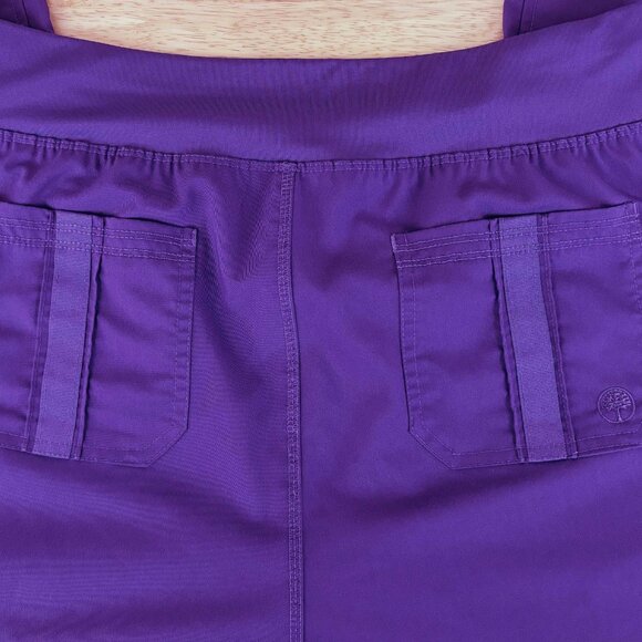 Healing Hands Purple Label Tori Yoga Scrub Pant Sz Large Tall (LT) - Picture 4 of 8